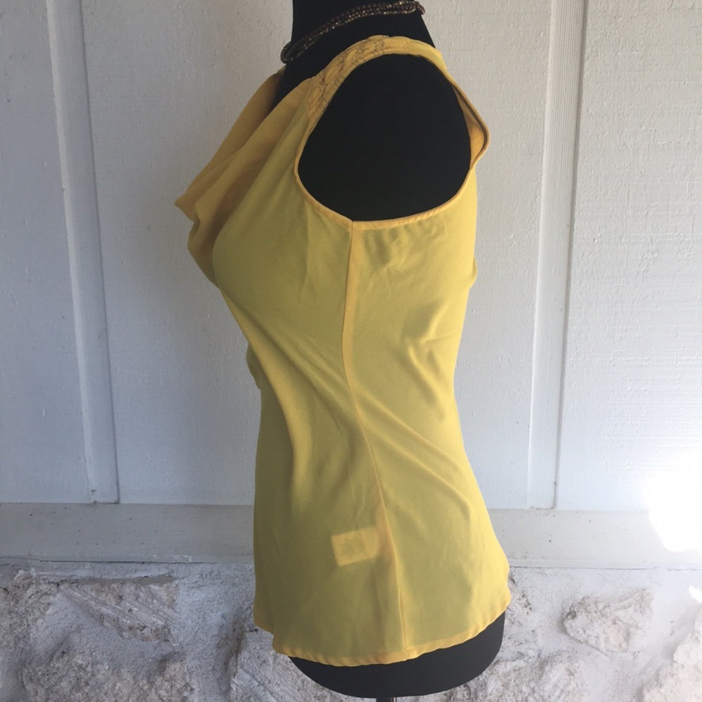 DONATED Banana Republic marigold tank/blouse - Picture 3 of 6